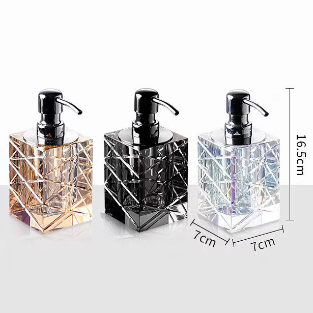 Luxury Skincare Bottles - Nowoczesny minimalistyczny kryształowy szklany pojemnik luksusowy