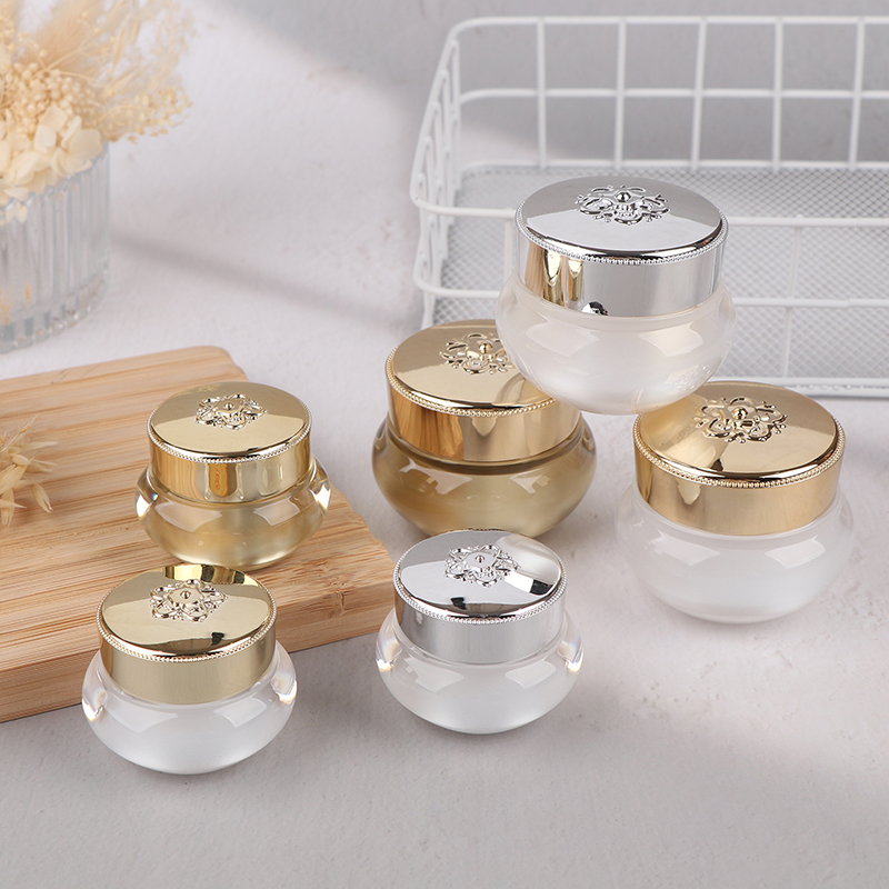 Luxury Skincare Bottles - Akrylowe puste słoiczki podróżne na krem